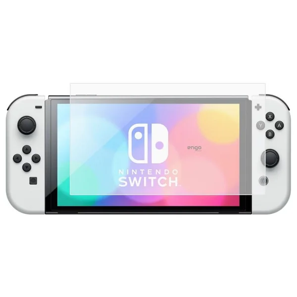 Engo Nintendo Switch OLED 7 Inç Mat Ekran Koruyucu Oyun Konsolu Şeffaf - Görsel 6