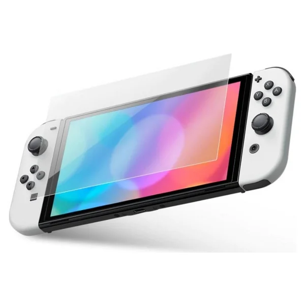 Engo Nintendo Switch OLED 7 Inç Mat Ekran Koruyucu Oyun Konsolu Şeffaf - Görsel 3
