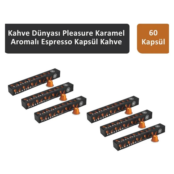 Kahve Dünyası Karamel Aromalı Kapsül Kahve 6 X 10 Kapsül - Görsel 5