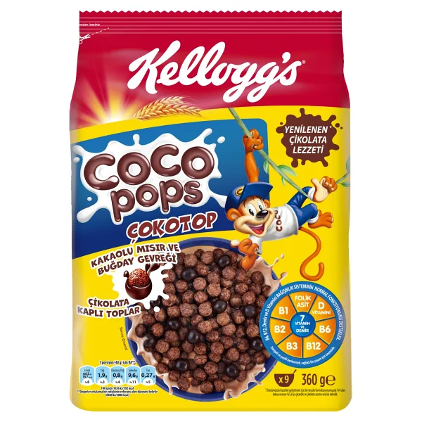 Kellogg 's Coco Pops Çokotop 360 Gr Kahvaltılık Gevrek - Görsel 2