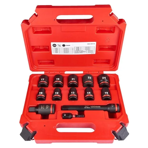 Milwaukee 4932480456 Shockwave 1/2 İnç 13 Parça Darbeli Lokma Seti - Görsel 4