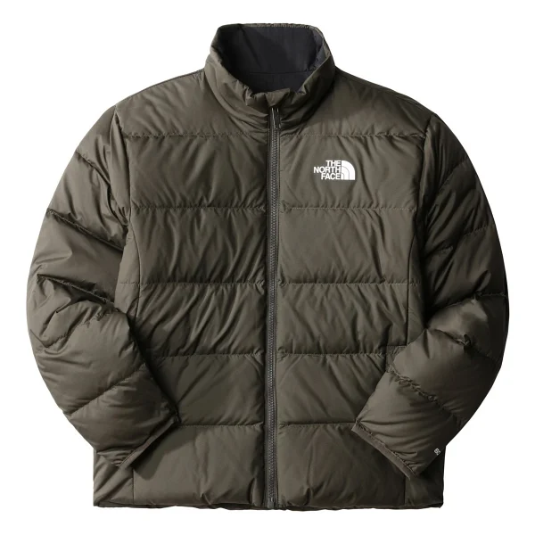 The North Face Yeşil Erkek Çocuk Fermuarlı Uzun Kollu Düz Mont Nf0a7woq21l1 Teen Reversıble North - 120 Cm - Görsel 6