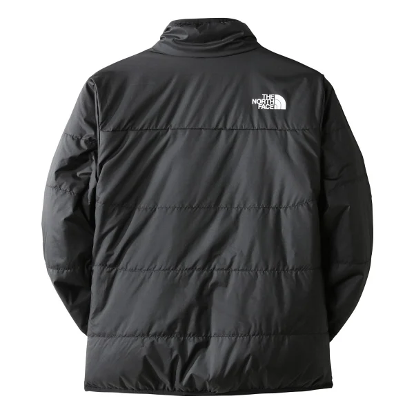 The North Face Siyah Erkek Çocuk Fermuarlı Düz Çift Taraflı Mont Nf0a7umrjk31 G Reversıble Mossbud J - 120 Cm - Görsel 2