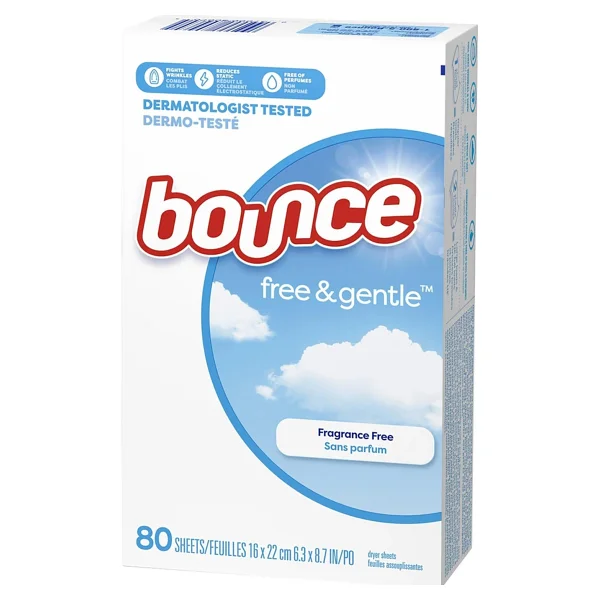 Bounce Free & Gentle Kurutma Makinesi Mendili 80 Adet - 1 lt - Görsel 6