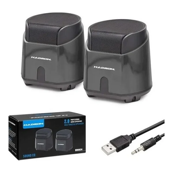 Hadron Hd6024 1+1 3 W Siyah Hoparlör - Görsel 2