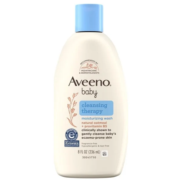 Aveeno Baby Cleansing Therapy Nemlendirici Bebek Yıkama 236 Ml - Görsel 3