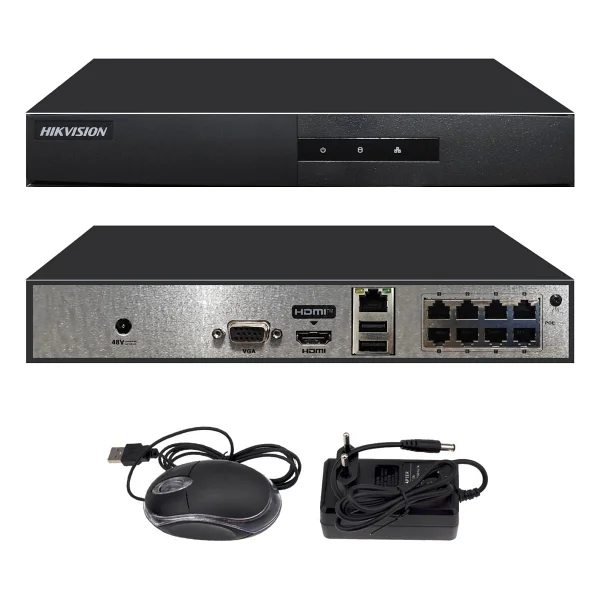 Hikvision Ds-7108nı-Q1/8p/M Full HD Poe 8 Kanal Nvr Kayıt Cihazı - Görsel 2