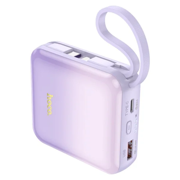 Hoco Q23 Blade Mor 10000 mAh Hızlı Şarj Powerbank - Görsel 7