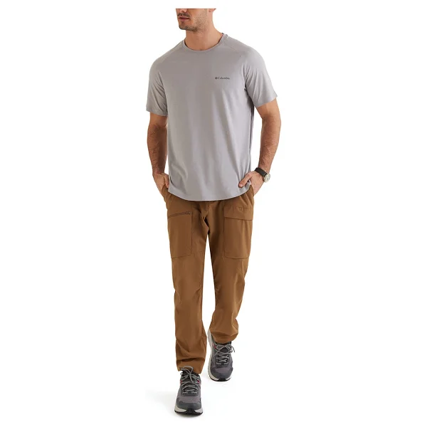 Columbia Csc Comfort Cs0303-039 Gri Kısa Kollu Bisiklet Yaka Erkek Tişört - Görsel 2