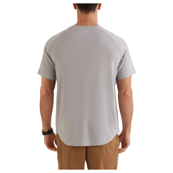 Columbia Csc Comfort Cs0303-039 Gri Kısa Kollu Bisiklet Yaka Erkek Tişört - Görsel 4