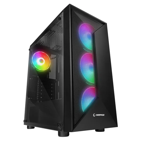 Rampage Triangle RGB Fanlı Atx Oyuncu Kasası - Görsel 7