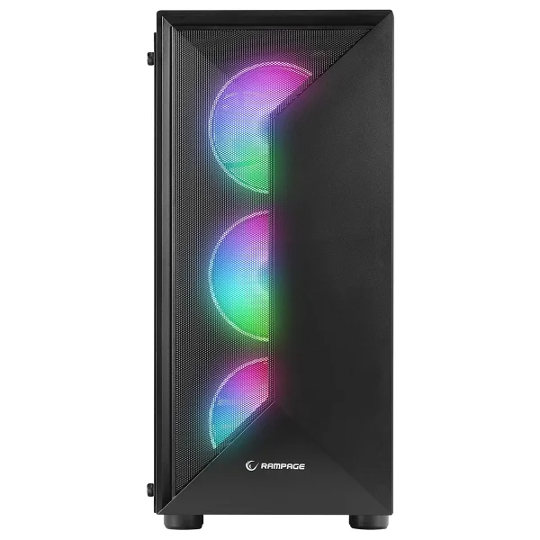 Rampage Triangle RGB Fanlı Atx Oyuncu Kasası - Görsel 2