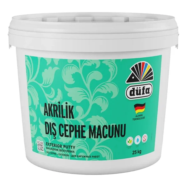 Düfa Akrilik Dış Cephe Macunu 25 Lt Beyaz - Görsel 2