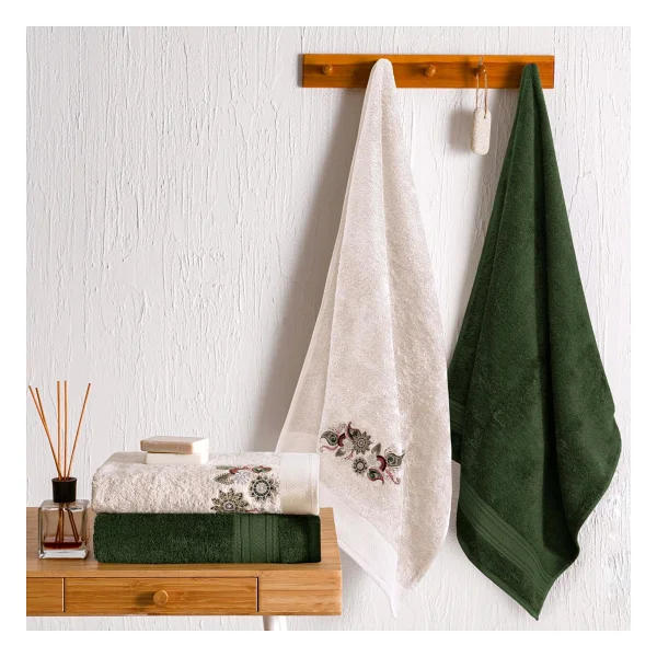 Taç Orient Soft Bamboo Hamam Seti Taş - 70 X 150 Cm - Görsel 2