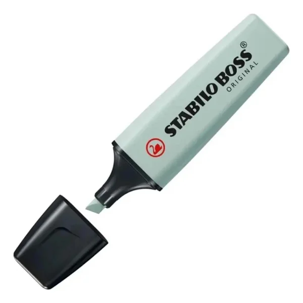 Stabilo Boss Nature Colors Esintili Mavi Fosforlu Kalem - Görsel 2