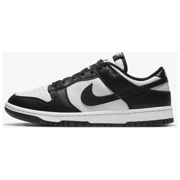 Nike Dunk Low Erkek Siyah Beyaz Günlük Ayakkabı - 42 - Görsel 3