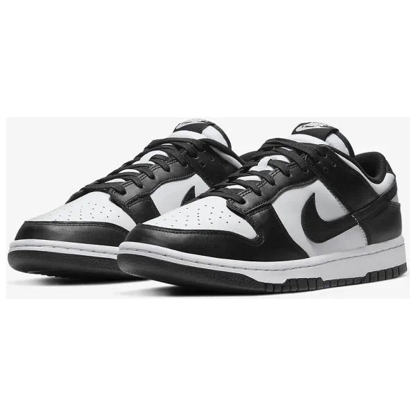 Nike Dunk Low Erkek Siyah Beyaz Günlük Ayakkabı - 42 - Görsel 4