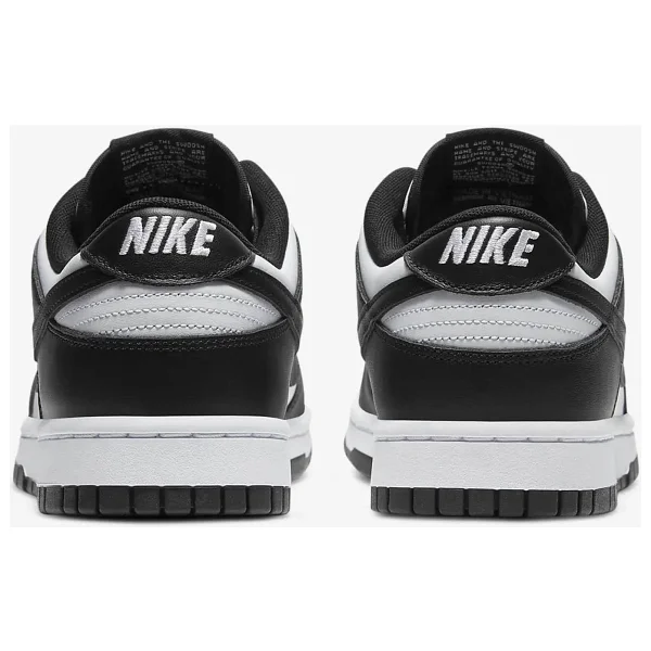 Nike Dunk Low Erkek Siyah Beyaz Günlük Ayakkabı - 42 - Görsel 5