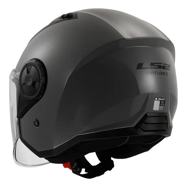 Ls2 Airflow 2 Nardo Gri Açık Motor Kaskı - Görsel 4