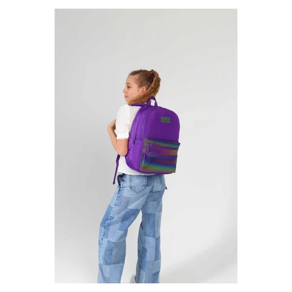 Kaukko Magic Dreams Leather K1725 Purple Okul Sırt Çantası - Görsel 7