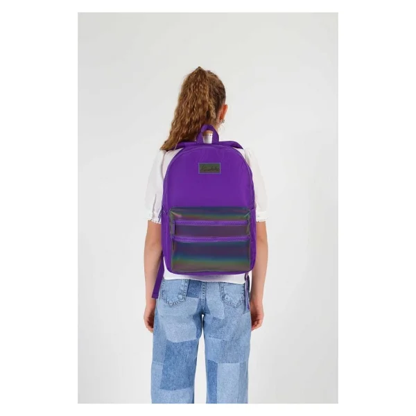 Kaukko Magic Dreams Leather K1725 Purple Okul Sırt Çantası - Görsel 8