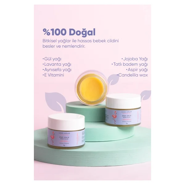 Bade Natural Besleyici Ve Rahatlatıcı Bebek Balmı 50 Ml - Görsel 4