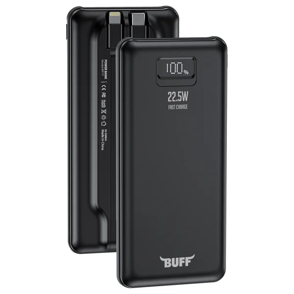 Buff BP17 Siyah 10000 mAh Powerbank - Görsel 7