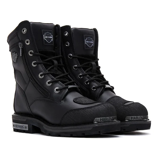 Harley Davidson Riddick 025m100552-B14-09 Siyah Erkek Deri Bot - Görsel 4