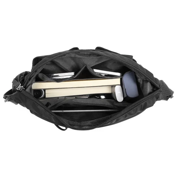 Smart Bags Yumuşak Kumaş Askılı Postacı Kadın Çantası 8725 - Lila - Görsel 5