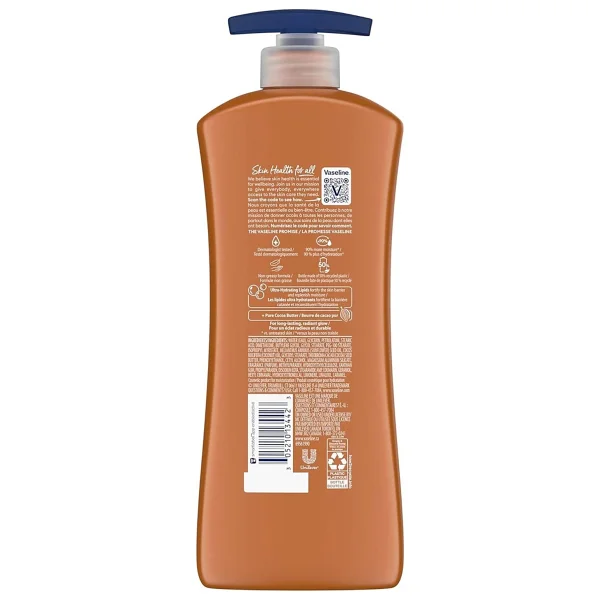 Vaseline Kakao Işıltısı 600 Ml Vücut Losyonu - Görsel 2