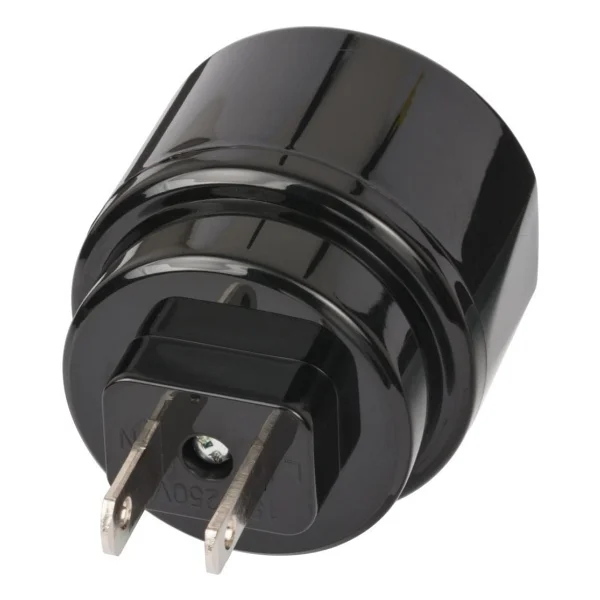Brennenstuhl Türkiye Fiş Sistemi Usa-Kanada-Meksika-Japonya Ülkeleri Uyumlu Ip20 Lisanslı Topraklı Travel Adaptör Dönüştürücü Siyah - Görsel 4