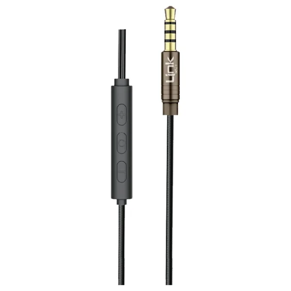 LinkTech H71 Kahverengi Kablolu Kulak İçi Kulaklık - Görsel 2