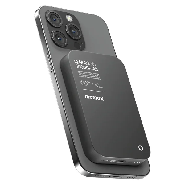 Momax Q.Mag X1 Siyah 10000 mAh Hızlı Şarj MagSafe Powerbank - Görsel 4