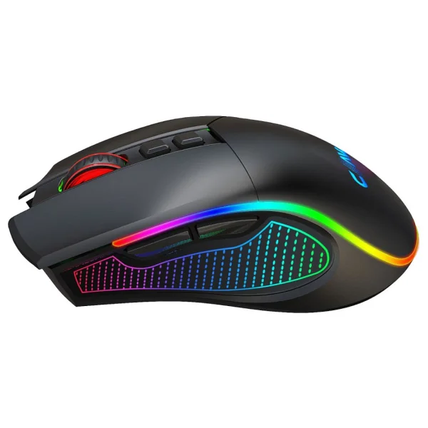 Claws Crossfire Air V1 Siyah RGB Makrolu Şarjlı Optik Kablolu/Kablosuz Oyuncu Mouse - Görsel 4
