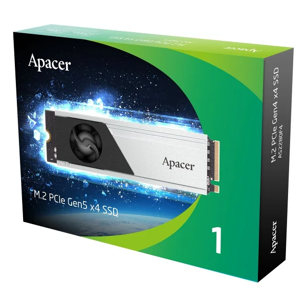 Apacer AS2280F4 AP1TBAS2280F4-1 PCI-Express 5.0 1 TB M.2 SSD - Görsel 3