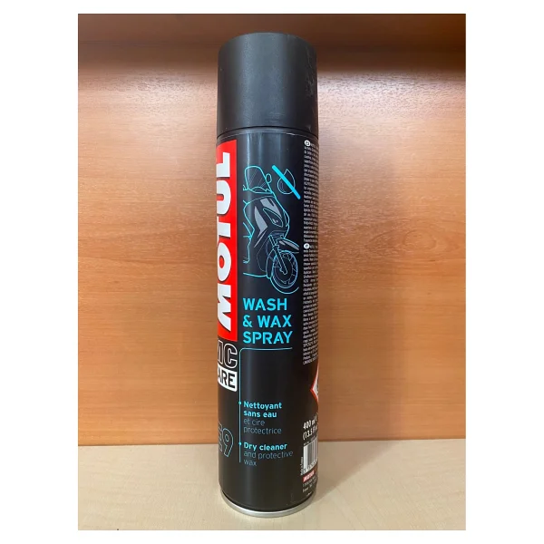 Motul E9 Wash & Wax 400 Ml Temizleme Ve Parlatma Spreyi - Görsel 2