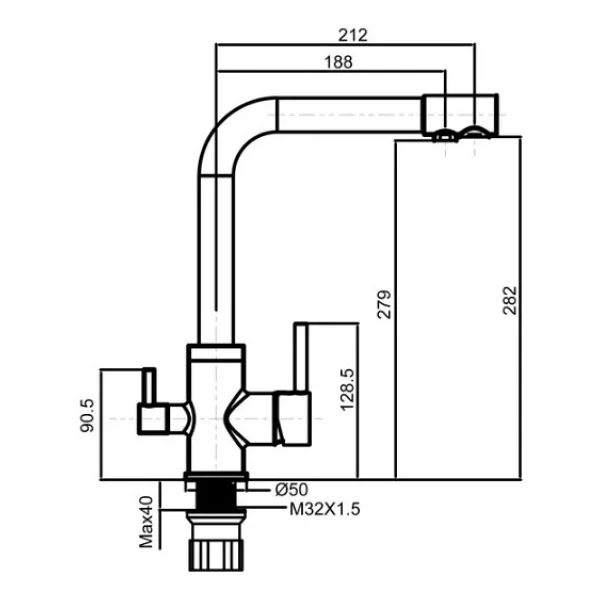 Creavit Dw8700 Su Arıtmalı Mutfak Bataryası - Görsel 4