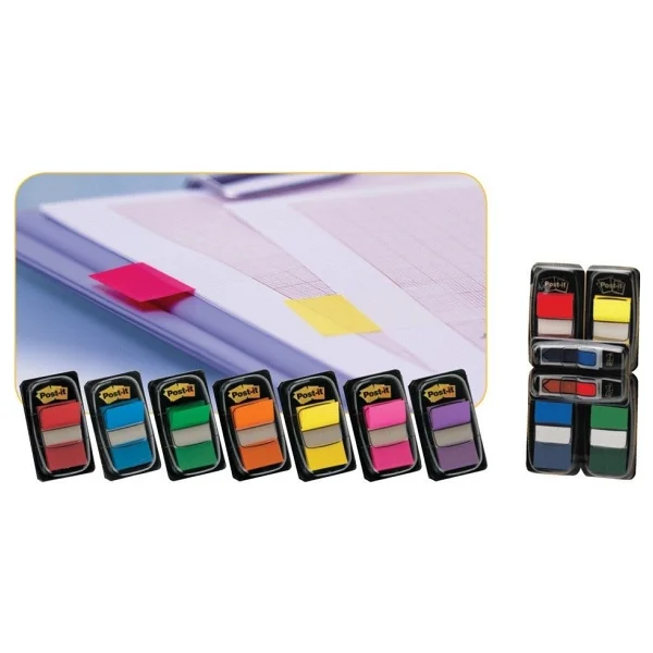 Post-it İndex 680 Yapışkanlı Sayfa İşaret Bandı Mavi - Görsel 3