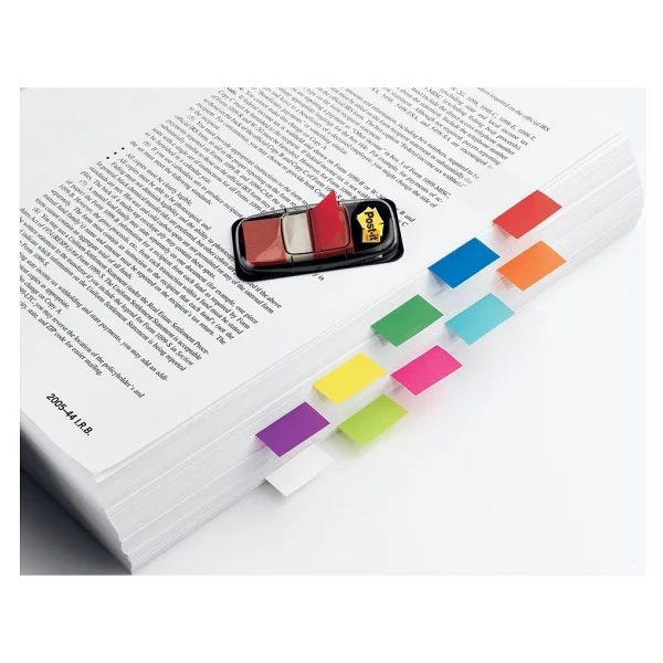 Post-it İndex 680 Yapışkanlı Sayfa İşaret Bandı Mavi - Görsel 4