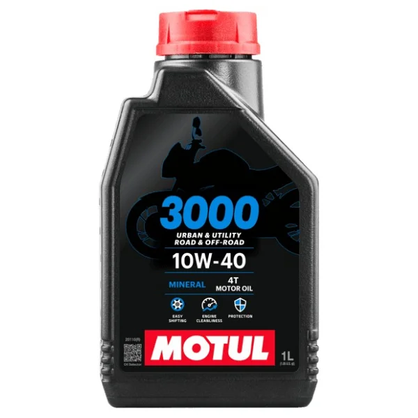 Motul 3000 10w-40 4t 1 Lt Mineral Motosiklet Yağı - Görsel 4