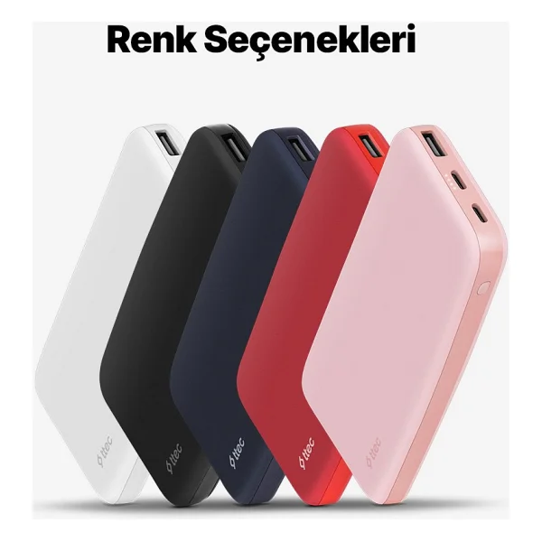 Ttec Chargeup 2bb204tp1 Pembe 10000 mAh Powerbank - Görsel 4