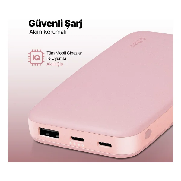 Ttec Chargeup 2bb204tp1 Pembe 10000 mAh Powerbank - Görsel 6