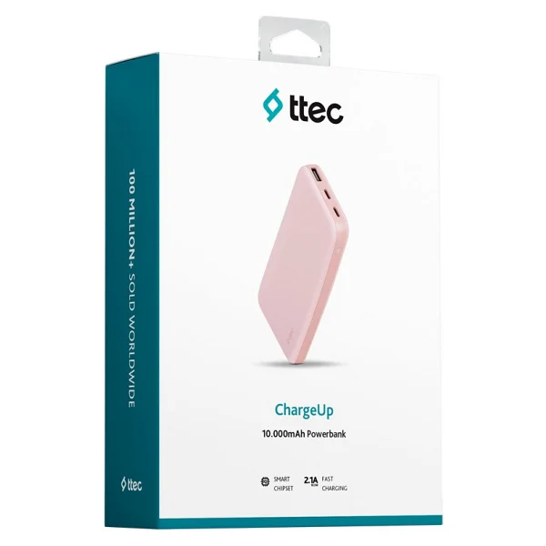 Ttec Chargeup 2bb204tp1 Pembe 10000 mAh Powerbank - Görsel 8