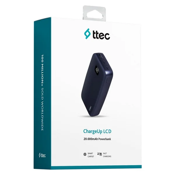 Ttec Chargeup Lcd 2bb211 20000 mAh Hızlı Şarj Powerbank - Görsel 7
