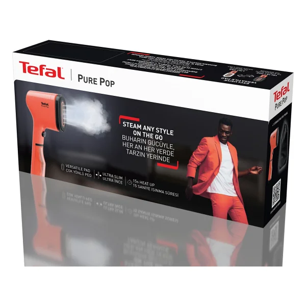 Tefal Pure Pop Dt2022 Kırmızı 1300 W Buharlı Düzleştirici - Görsel 5