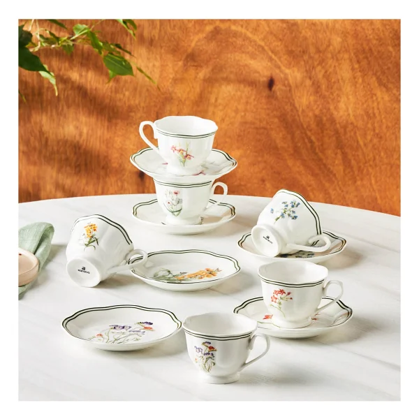Karaca Little Garden 6 Kişilik Kahve Fincan Takımı - Görsel 10