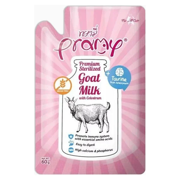 Pramy Kolostrum Ve Taurinli 60 Gr Yavru Kediler İçin Sterilize Keçi Sütü - Görsel 3