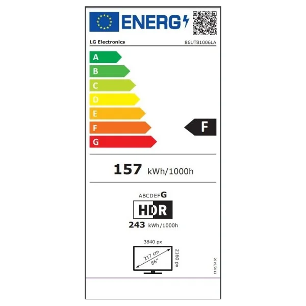 Lg 86ut81006la 4K Ultra HD 86" 218 Ekran Uydu Alıcılı Webos Smart LED TV - Görsel 4