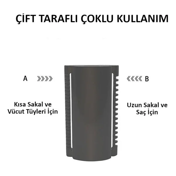Valkyrie Çift Yönlü 5 Başlıklı Tıraş Bıçağı - Görsel 4