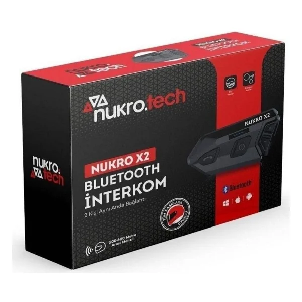 Nukrotech Nukro X2 Bluetooth Intercom - Görsel 4